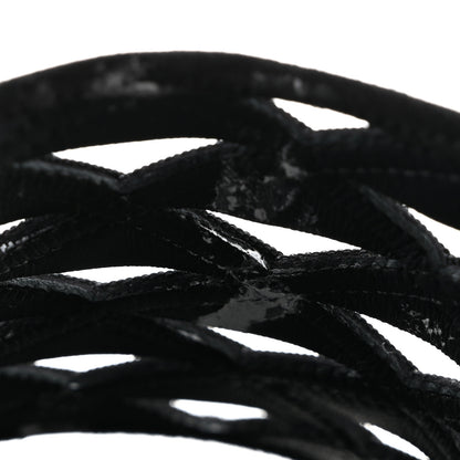 Chanel Suede Kidskin Grosgrain Sandals 39 Black 9 of 12
