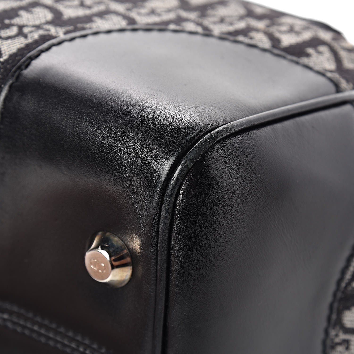 Christian Dior Monogram Boston Black 11 of 17