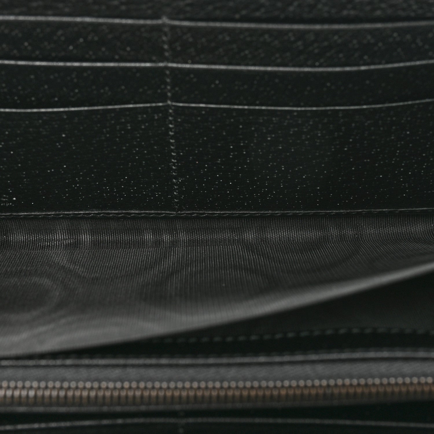 Gucci Wonka Grain Calfskin Diana Continental Wallet Black 8 of 13