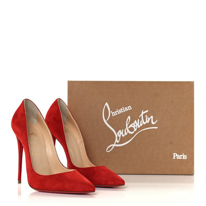 Christian Louboutin Veau Velours So Kate 120 Pumps 37 Loubi 10 of 10