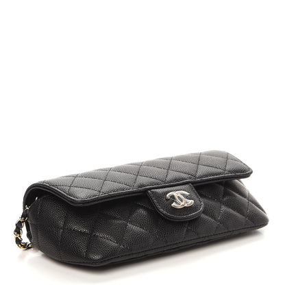 Chanel Caviar Quilted Glasses Case With Chain Black 4 of 12