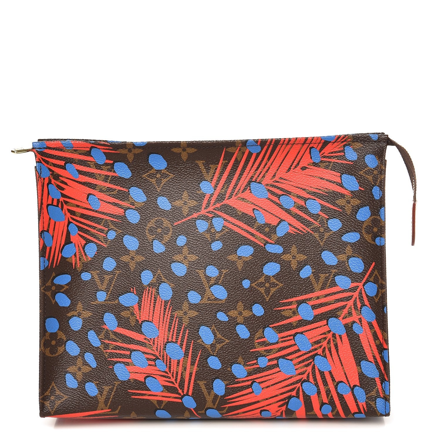 Louis Vuitton Monogram Jungle Dots Toiletry Pouch 26 Coquelicot Denim 1 of 7