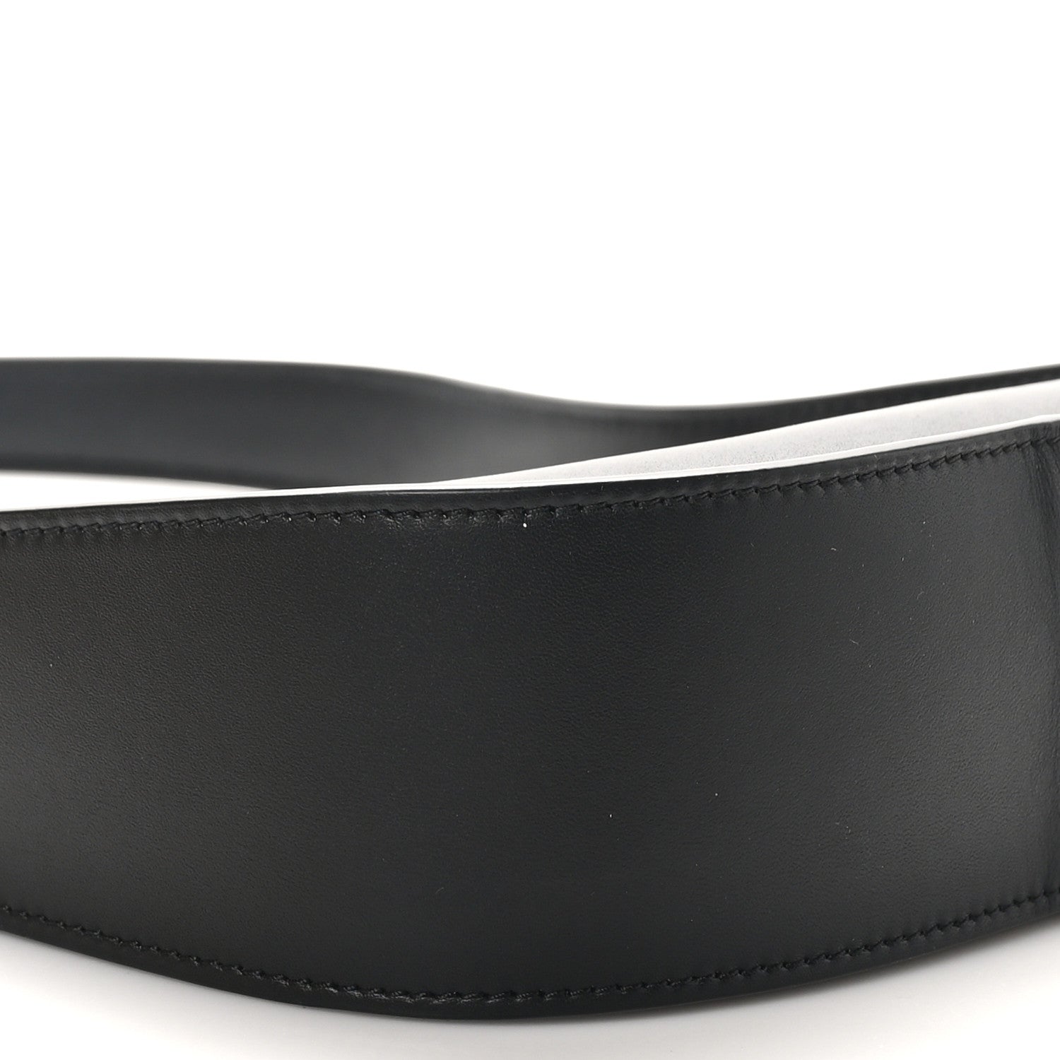 The Row Smooth Calfskin Half Moon Shoulder Bag Black 7 of 8