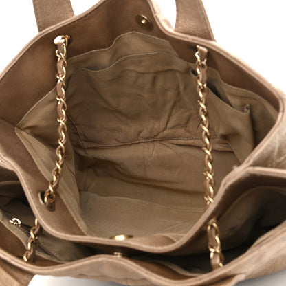 Chanel Calfskin Large Trianon Tote Gold 5 of 12
