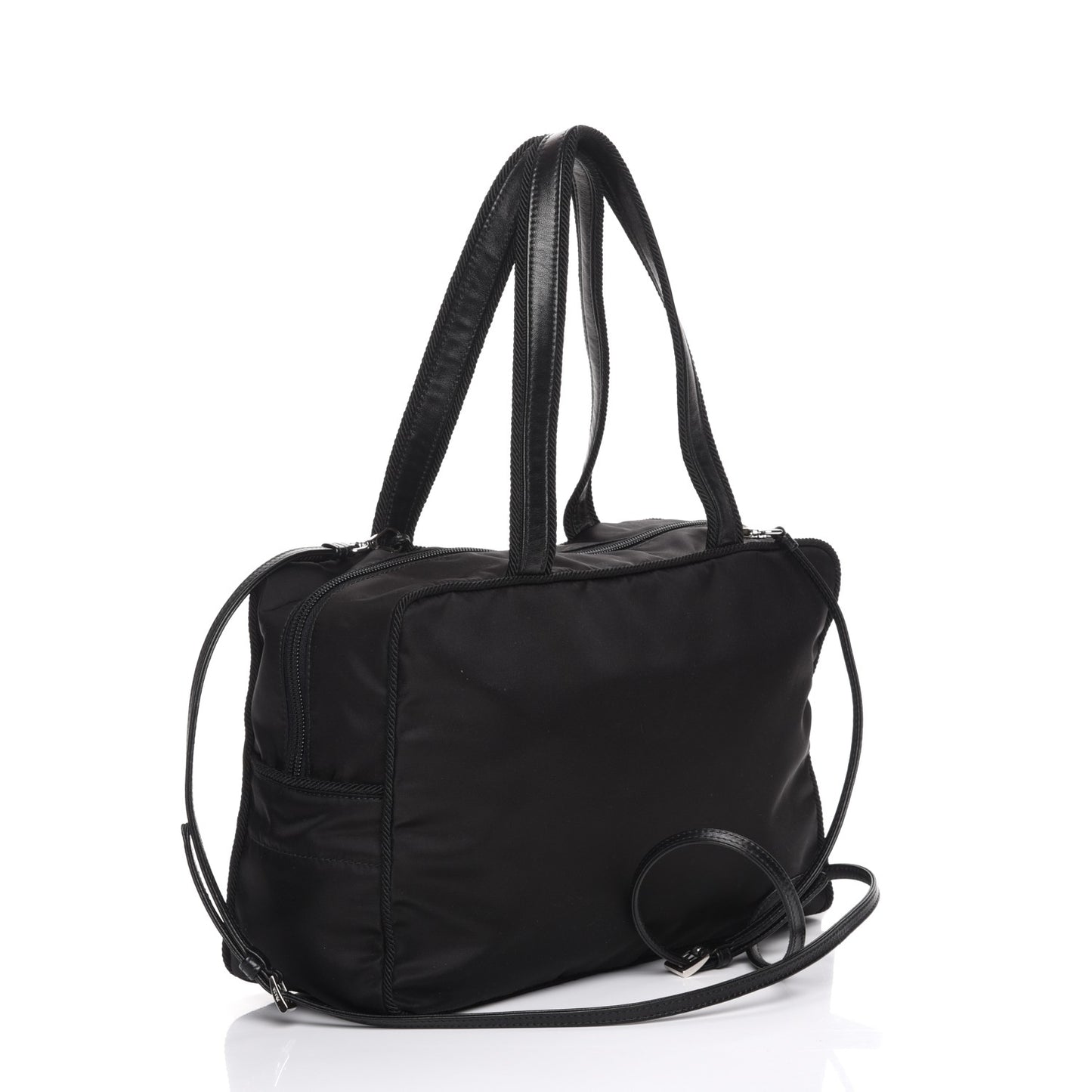 Tessuto Nylon Passama Shoulder Bag Nero Black