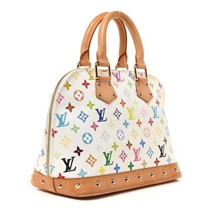 Louis Vuitton Monogram Multicolor Alma White 3 of 25