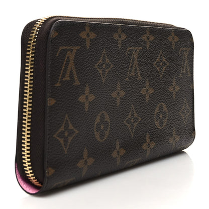 Louis Vuitton Monogram 2022 Christmas Animation Paris Zippy Wallet Pink 3 of 7