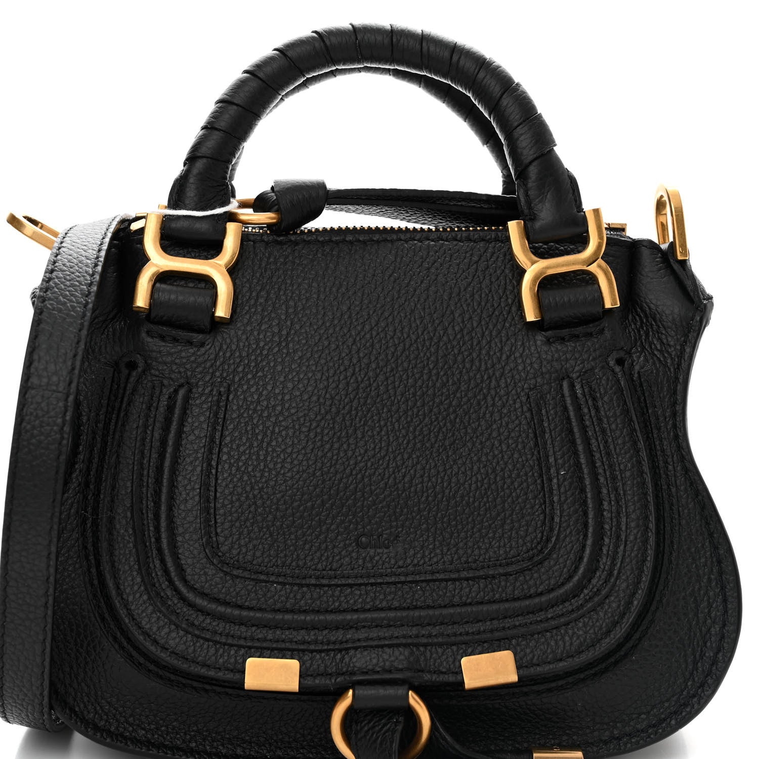 Chloe Calfskin Mini Marcie Satchel Black 9 of 13