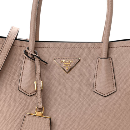 Prada Saffiano Cuir Large Double Bag Cammeo 7 of 9