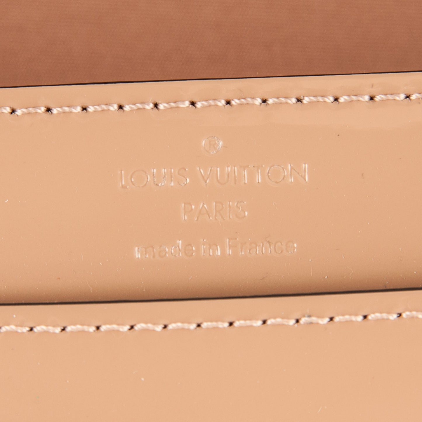 Patent Louise Clutch Nude