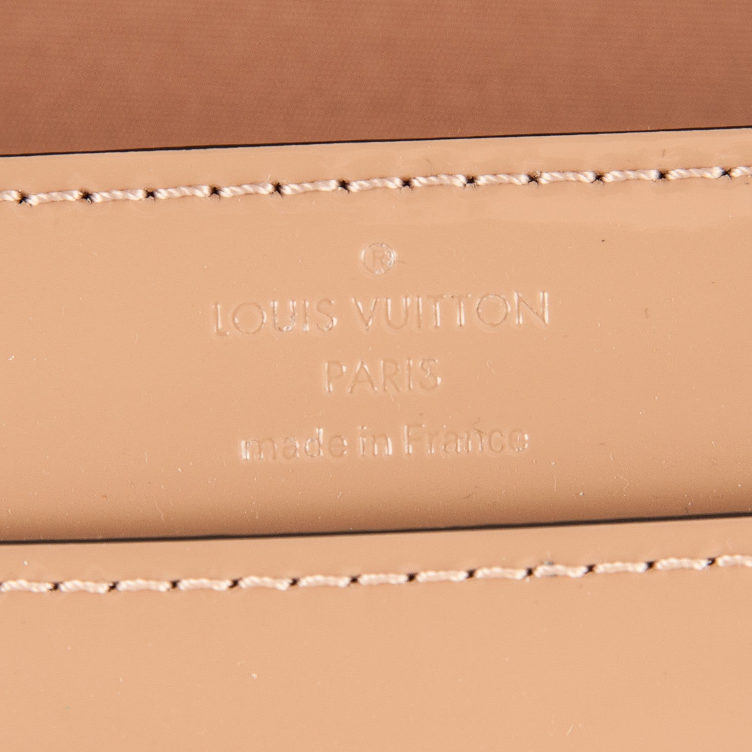 Louis Vuitton Patent Louise Clutch Nude 6 of 6