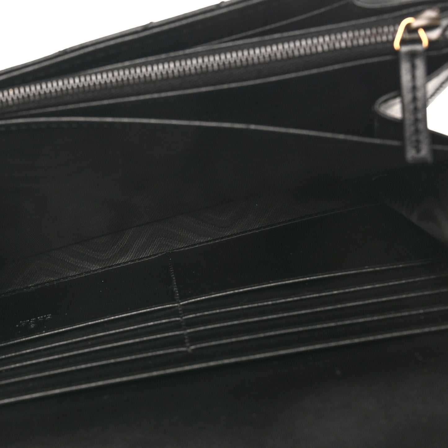 Calfskin Matelasse GG Marmont Chain Wallet Black