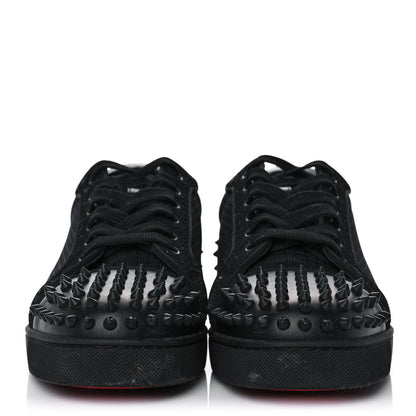 Christian Louboutin Calfskin Tissu Mens Seavaste 2 Orlato Flat Sneakers 43 Black 2 of 9