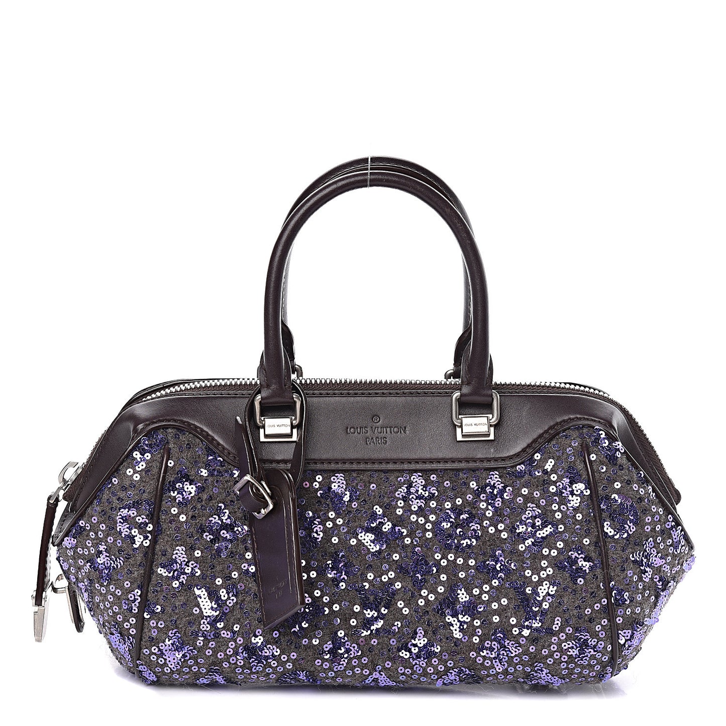 Sequin Monogram Sunshine Express Baby Purple