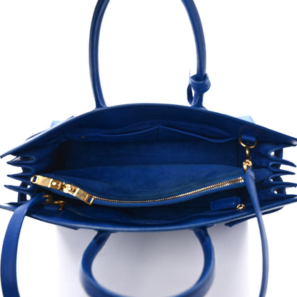 Saint Laurent Calfskin Small Sac De Jour Blue Majorelle 5 of 11