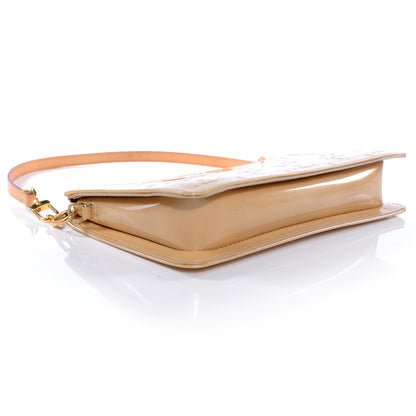 Louis Vuitton Vernis Lexington Pochette Beige 4 of 7