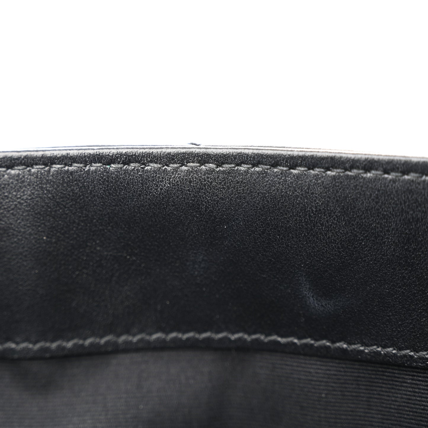 Calfskin Y Quilted Monogram Monochrome Small Loulou Chain Satchel Black