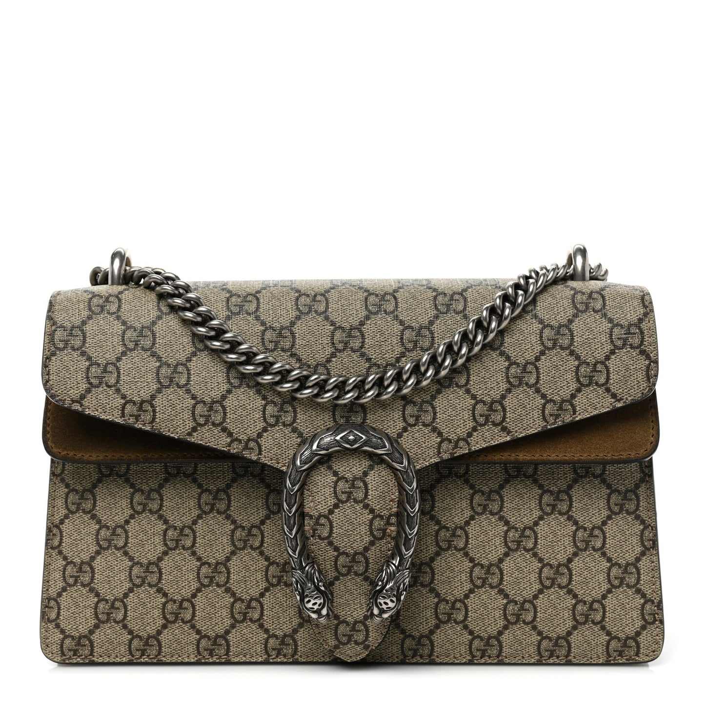 GG Supreme Monogram Small Dionysus Shoulder Bag Taupe
