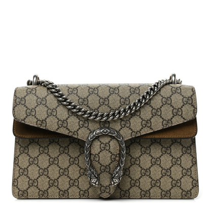 Gucci GG Supreme Monogram Small Dionysus Shoulder Bag Taupe 1 of 10