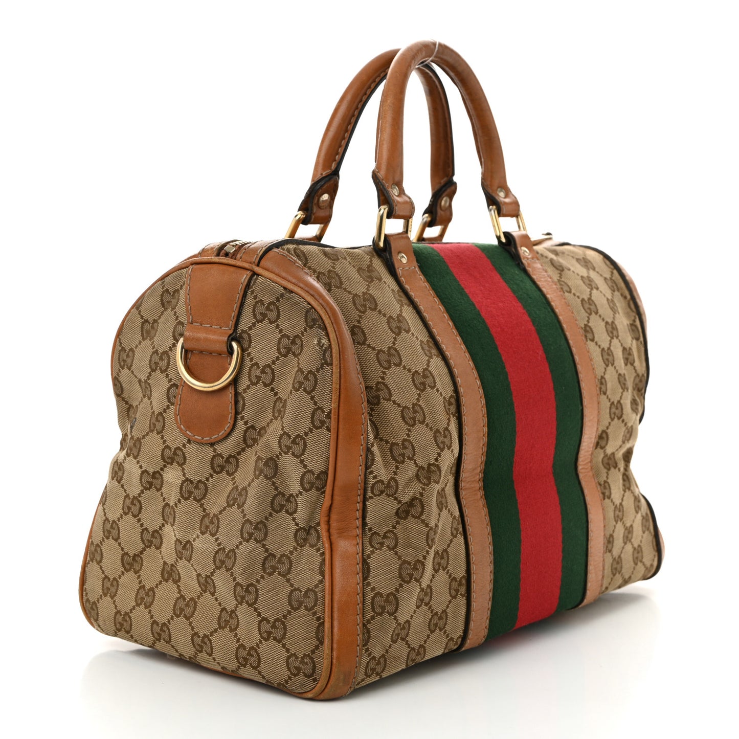 Monogram Vintage Web Medium Boston Tan