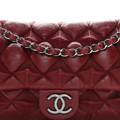 Chanel Lambskin Stravinsky Medium Flap Bordeaux 8 of 10