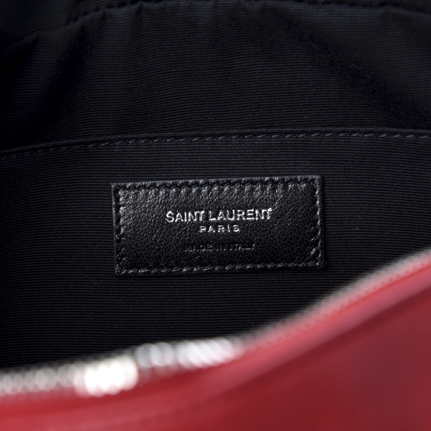 Saint Laurent Lambskin Monogram Small Lou Camera Bag Lipstick Red 6 of 9