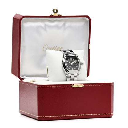 Cartier Stainless Steel 37mm Roadster Automatic Watch Black 5 of 5