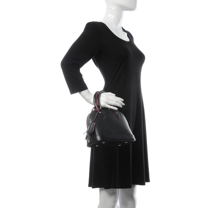 Louis Vuitton Epi Alma BB Black Hot Pink 3 of 8