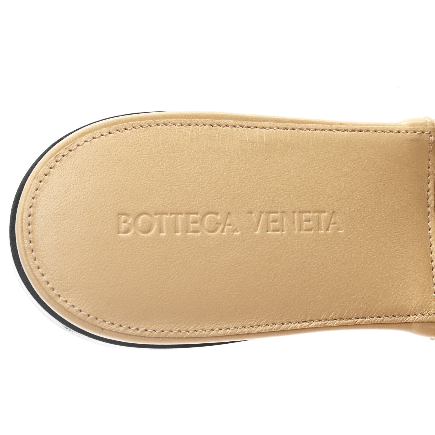 Bottega Veneta Nappa Maxi Intrecciato Lido Flat Sandals 39 Cane Sugar 7 of 7