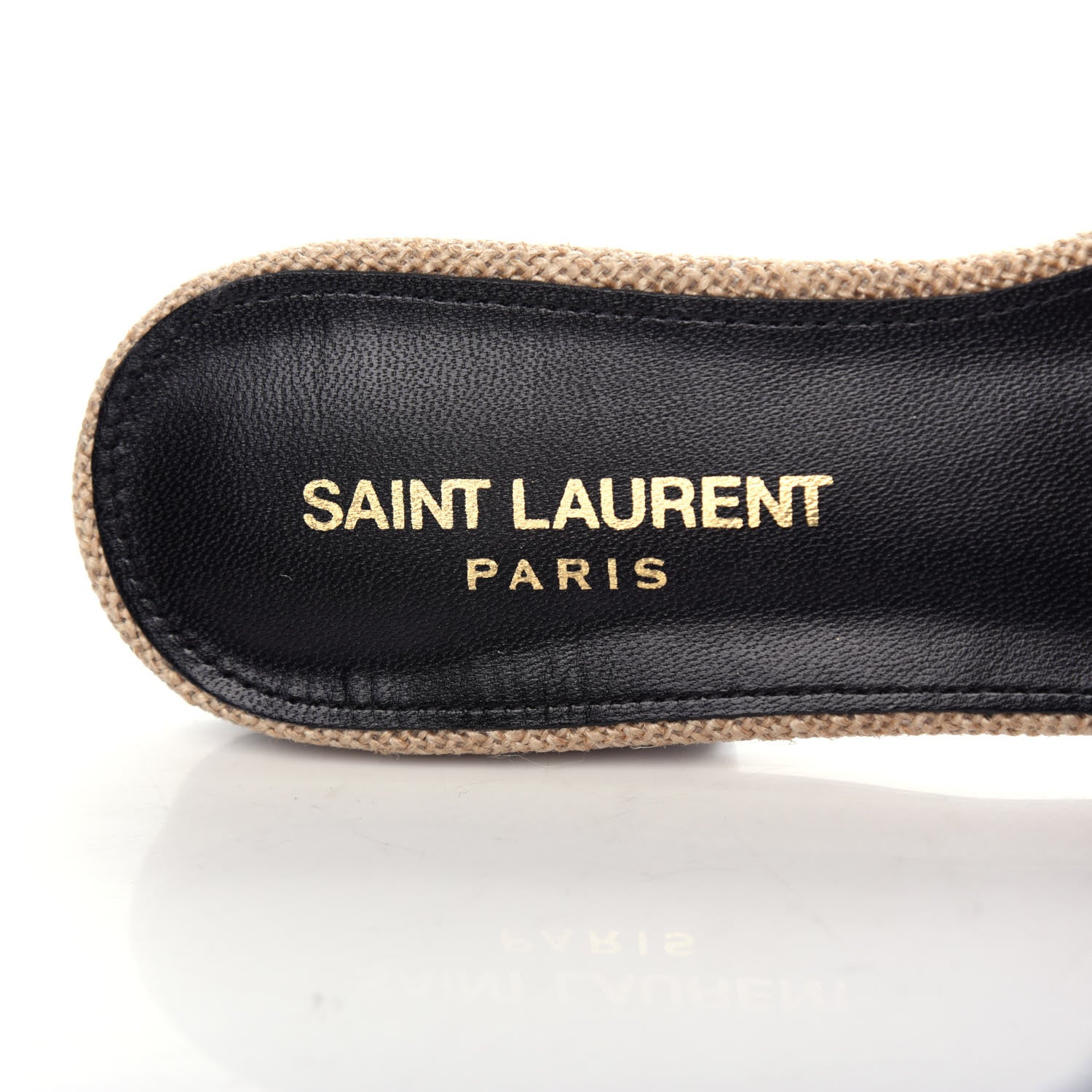 Saint Laurent Calfskin Nu Pied 05 Slide Sandals 35 Black 8 of 12