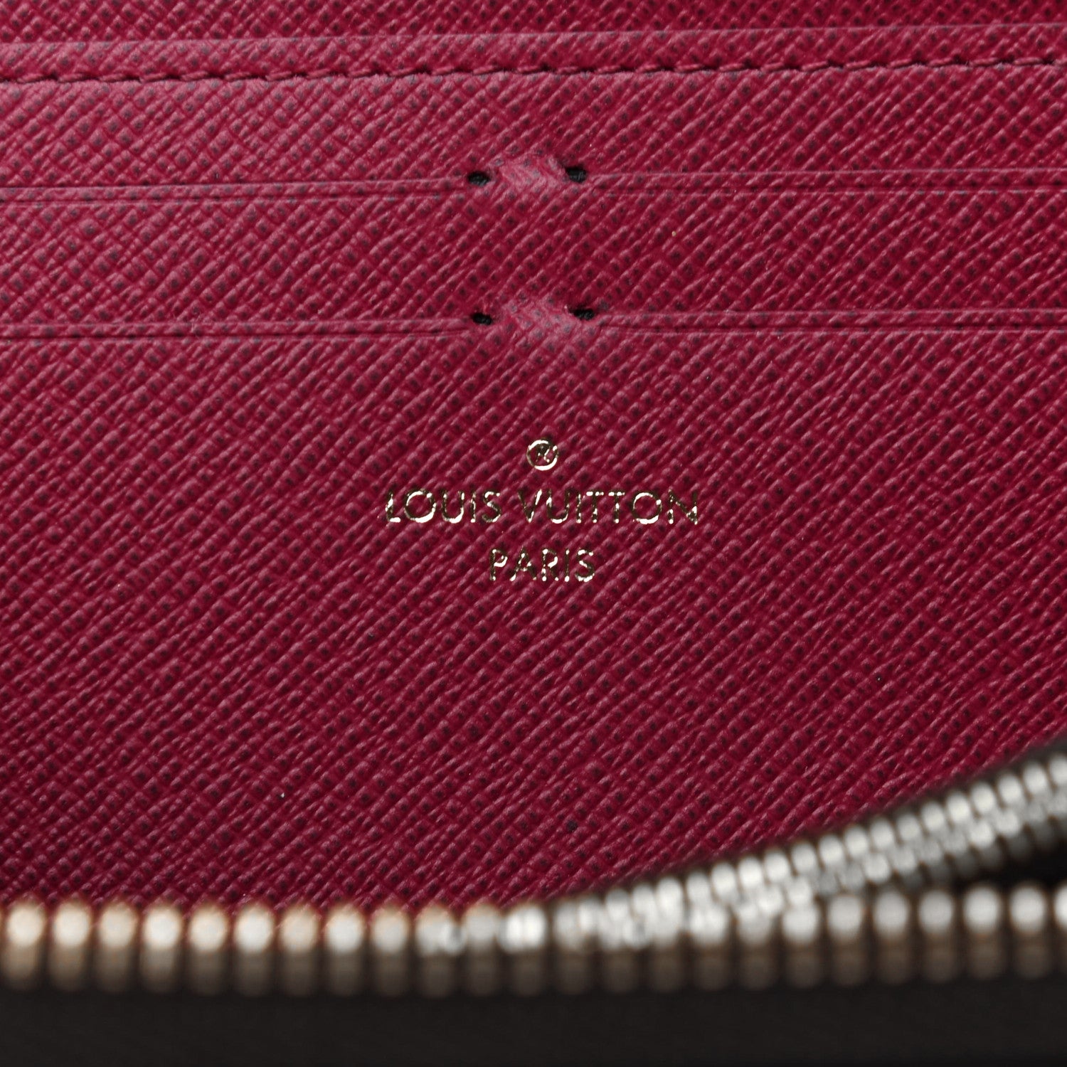 Louis Vuitton Monogram Clemence Wallet Fuchsia 6 of 7