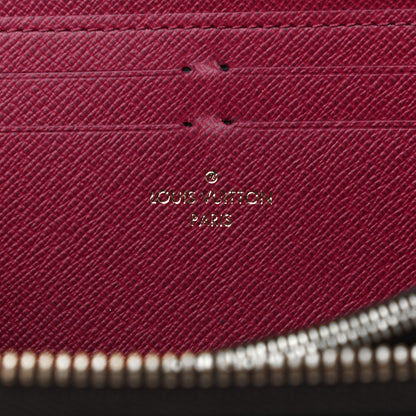 Louis Vuitton Monogram Clemence Wallet Fuchsia 6 of 7