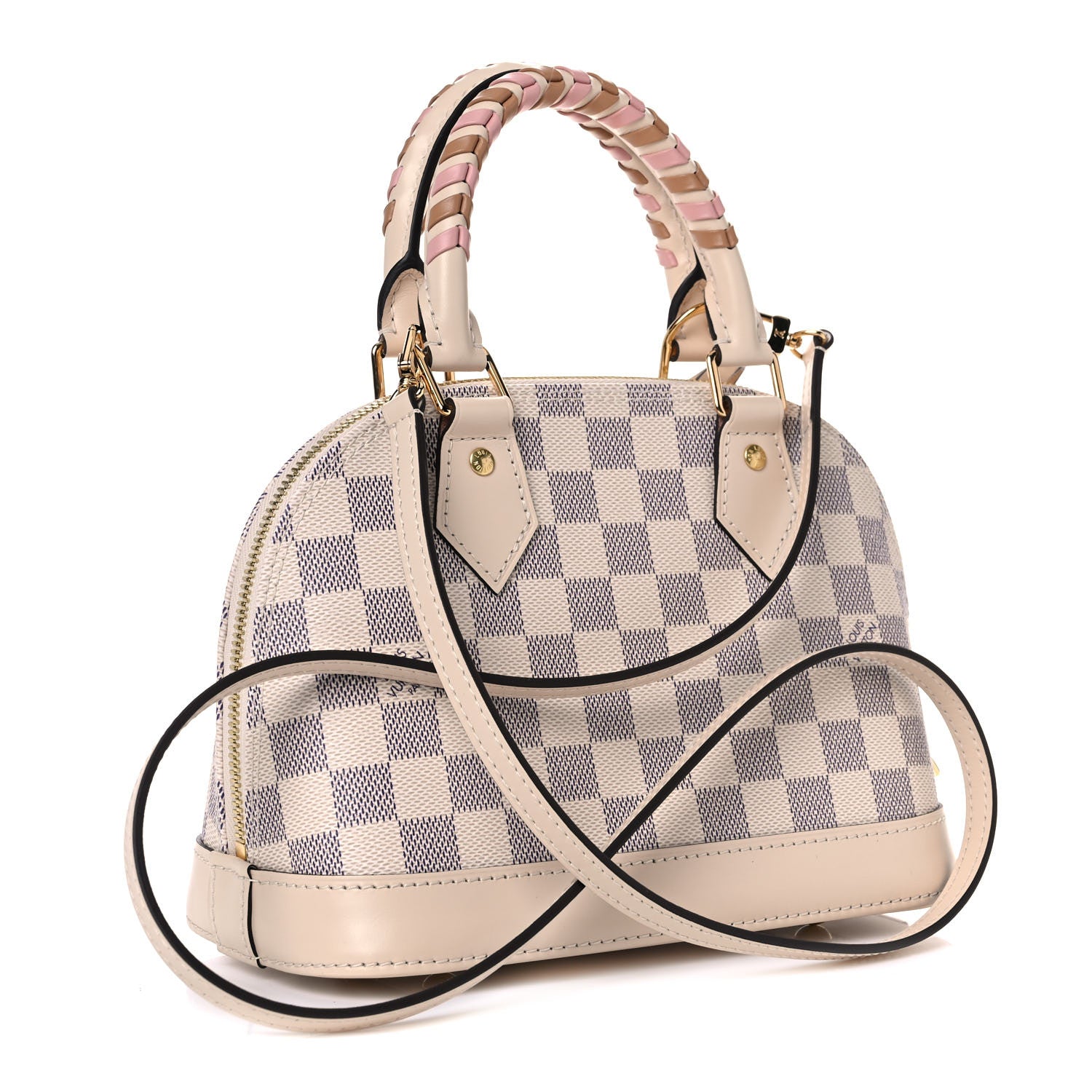 Louis Vuitton Damier Azur Braided Alma BB 3 of 8