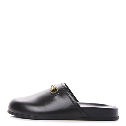 Gucci Malaga Kid Womens Horsebit River Slippers 36 Black 1 of 9