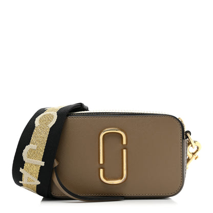 Marc Jacobs Saffiano Small Snapshot Camera Bag Sandcastle 1 of 14