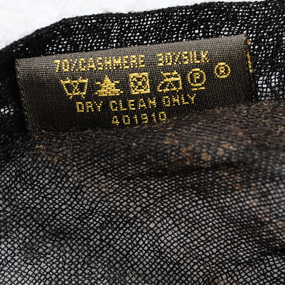 Louis Vuitton Cashmere Silk Etole Stole Damier Ebene 6 of 6
