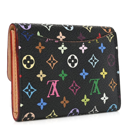 Louis Vuitton Monogram Multicolor Business Card Holder Black 3 of 7