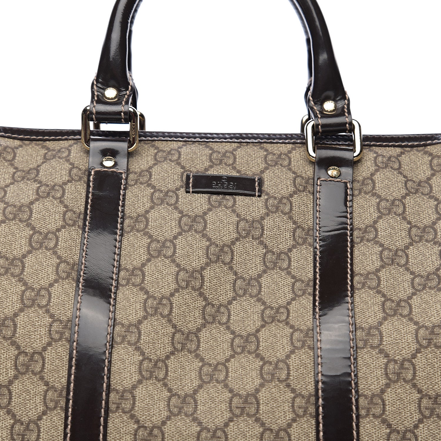 Gucci GG Plus Monogram Medium Joy Boston Dark Brown 7 of 9