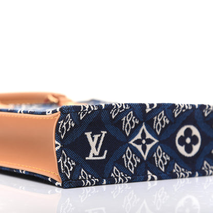 Louis Vuitton Jacquard Since 1854 Petit Sac Plat Blue 6 of 14