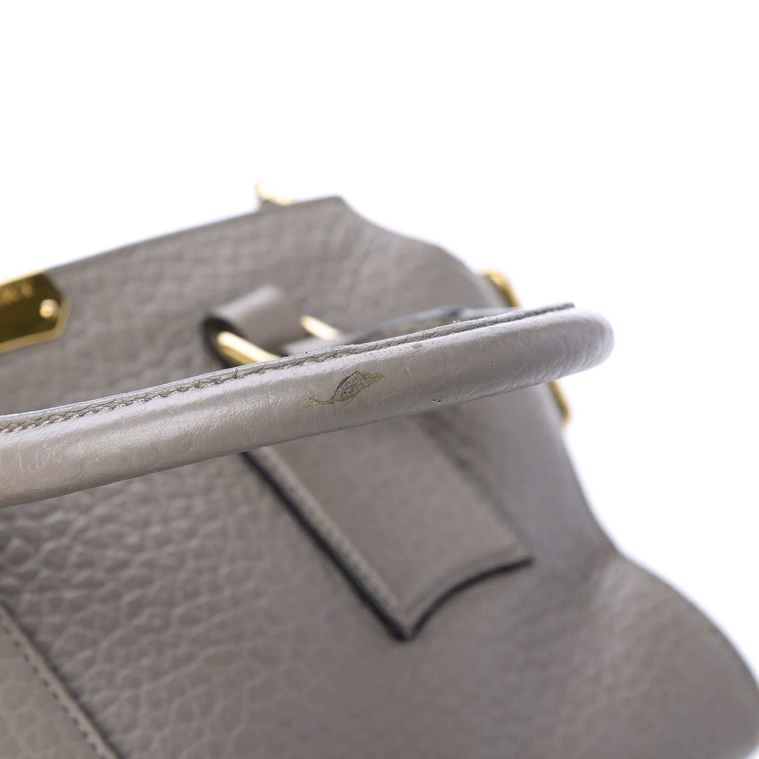 Burberry Signature Grain Small Clifton Bag Grey 11 of 13