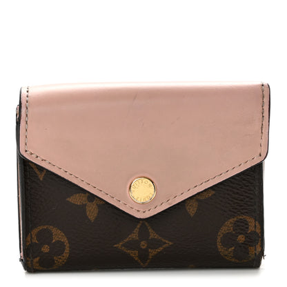 Louis Vuitton Monogram Zoe Wallet Rose Ballerine 1 of 12