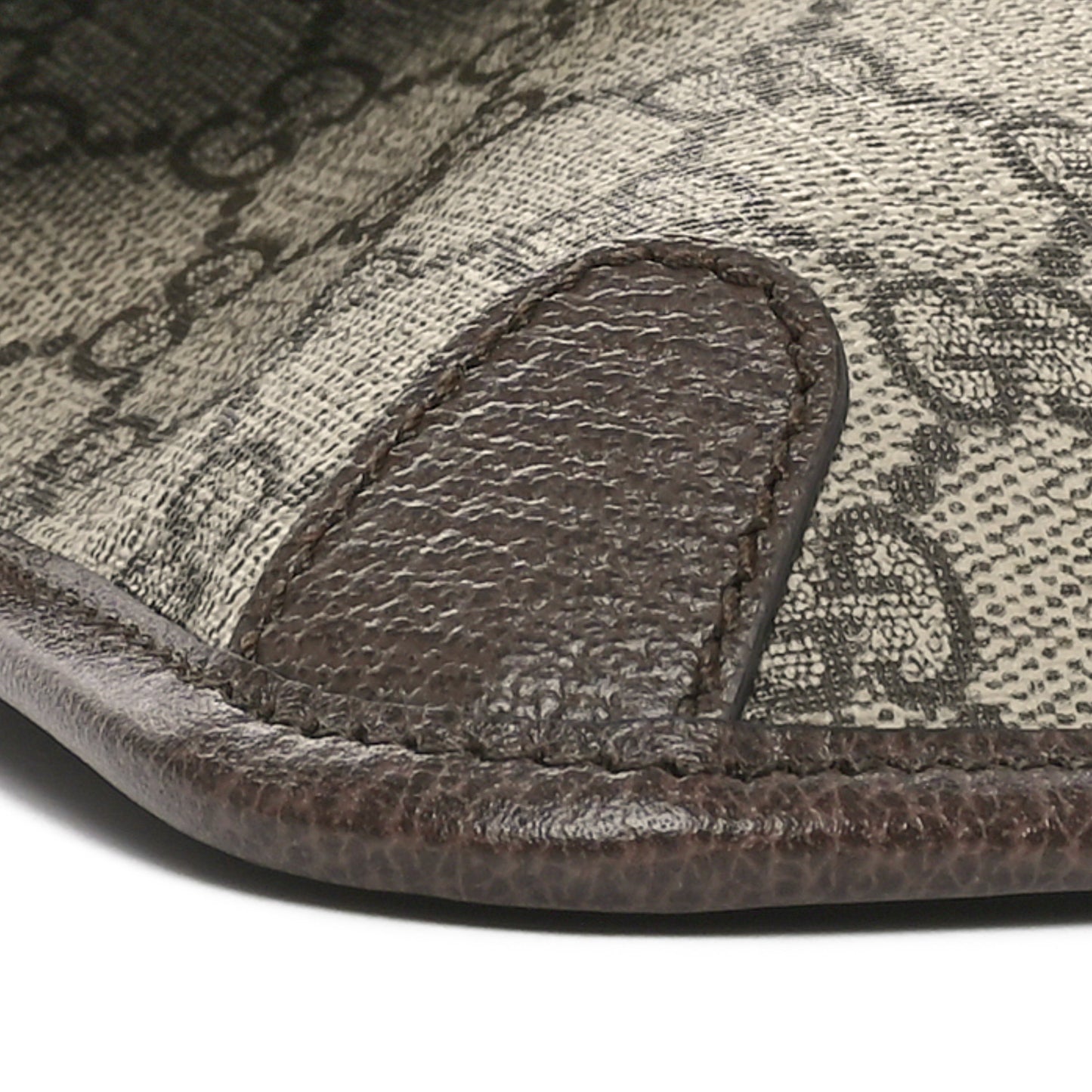 GG Supreme Monogram Web Small Ophidia Belt Bag Brown