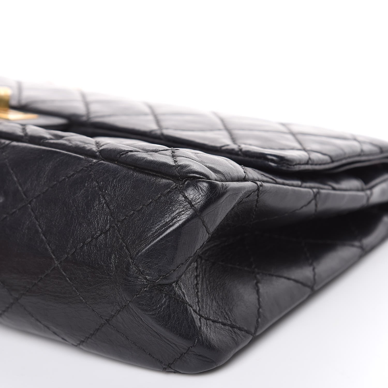 Chanel Aged Calfskin Quilted 2.55 Reissue 226 Flap Black 8 of 16
