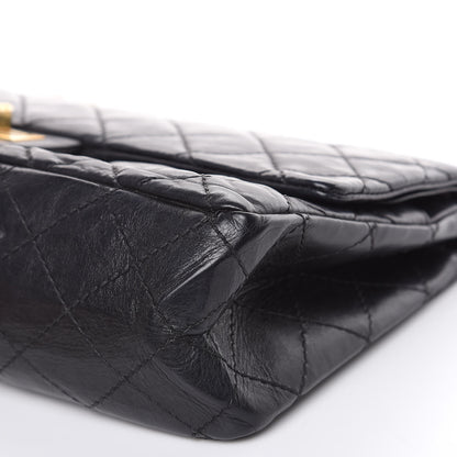 Chanel Aged Calfskin Quilted 2.55 Reissue 226 Flap Black 8 of 16