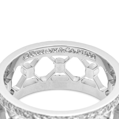 Tiffany Platinum Diamond Voile Ring 50 5.5 4 of 5