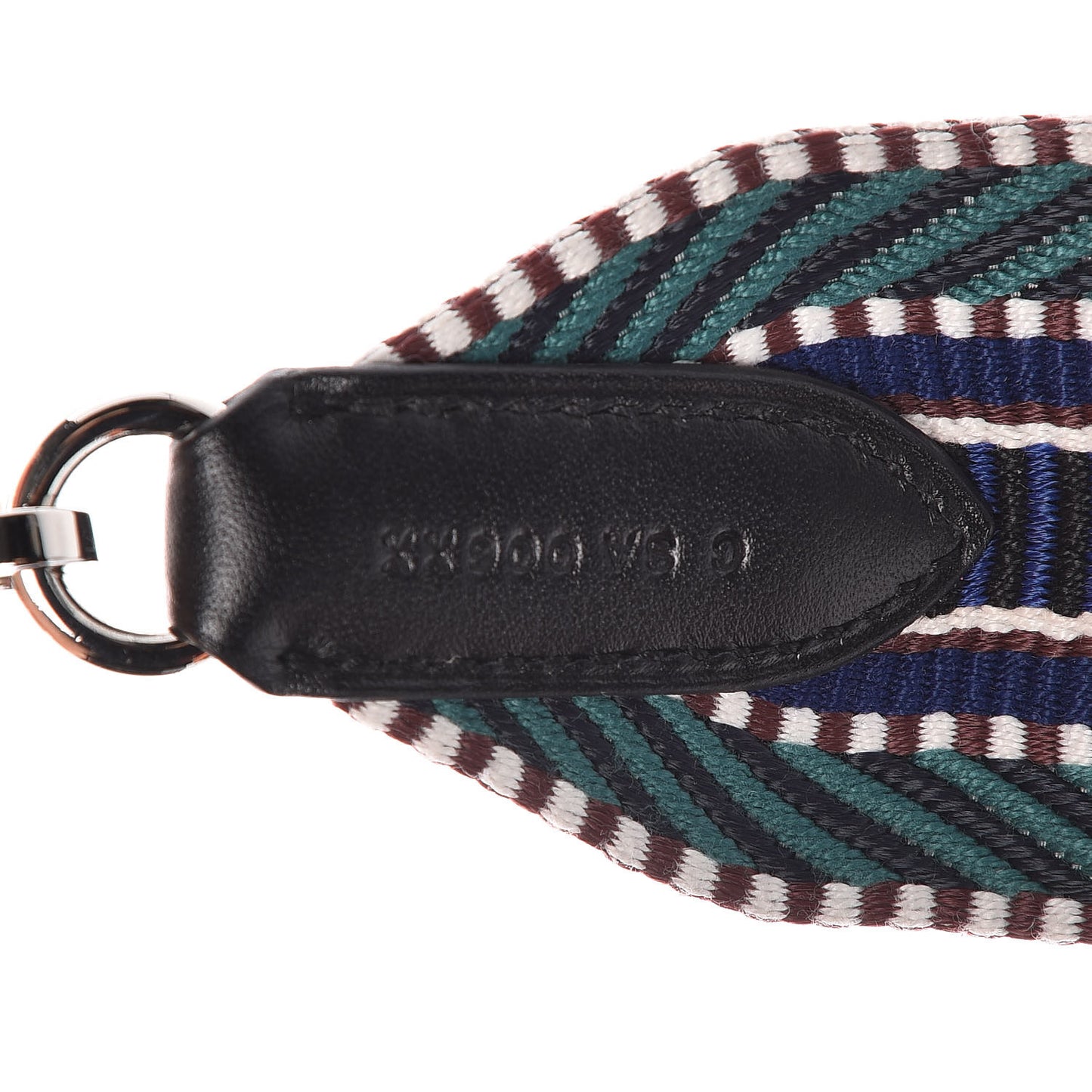 Toile Swift 50mm Sangle Cavale Shoulder Strap Malachite Bleu Electrique Black
