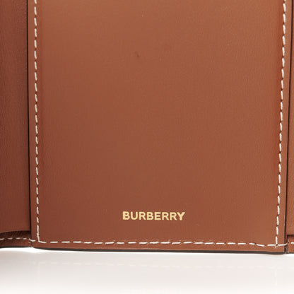 Burberry Grainy Calfskin Vintage Check Small Folding Wallet Archive Beige Tan 8 of 10