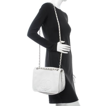 Chanel Caviar Large Timeless CC Flap White 2 of 12