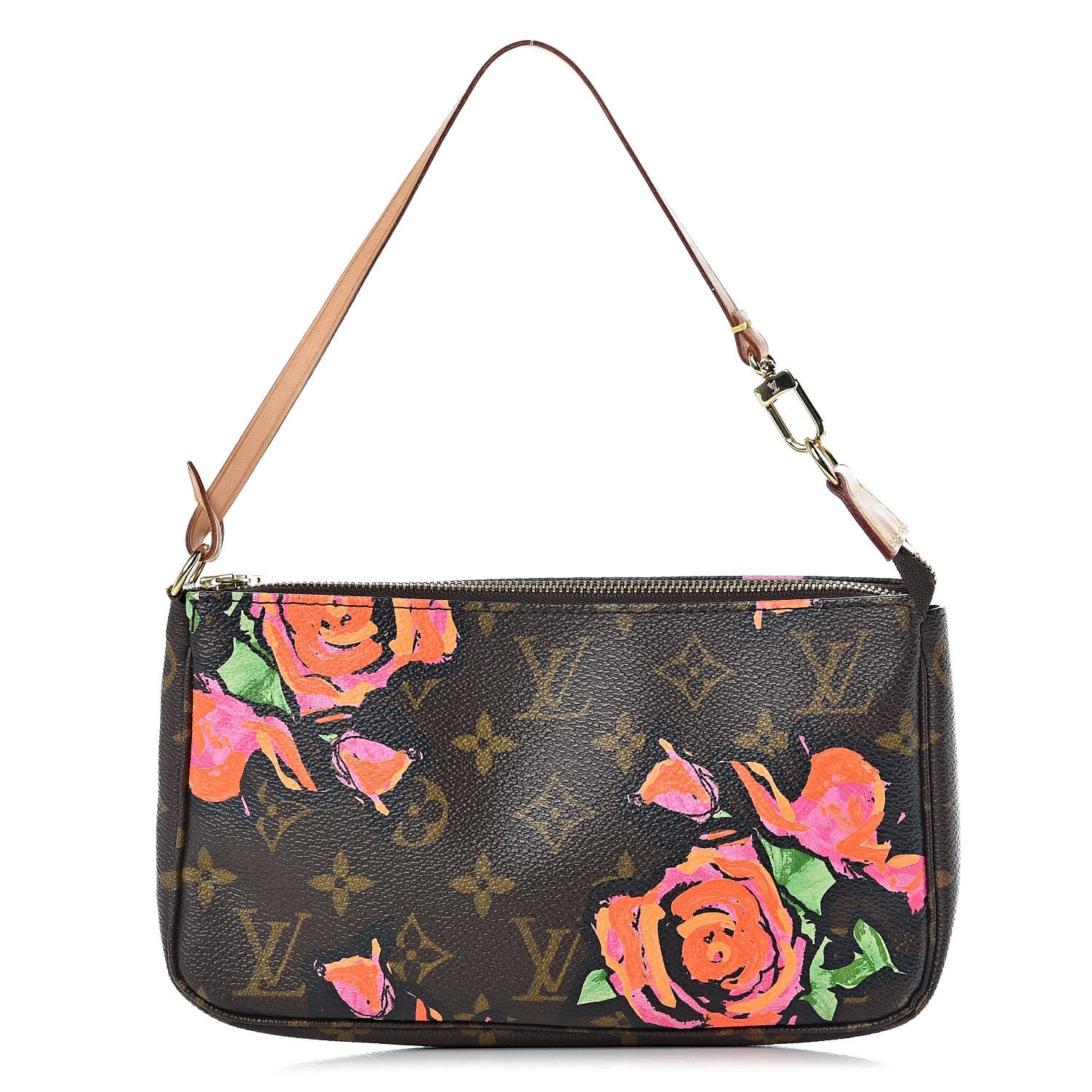 Louis Vuitton Monogram Roses Pochette Accessories 1 of 9