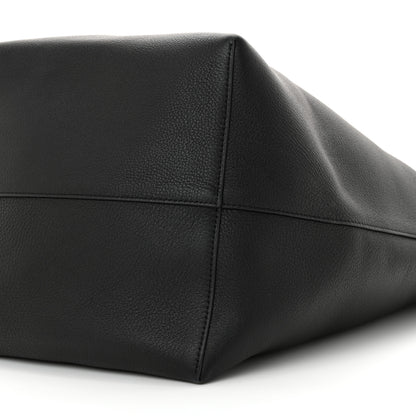 The Row Grained Calfskin Large N/S Park Tote Black 10 of 11